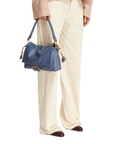 Borsa Mamma Baguette Medium Blu | PDP | Antonia