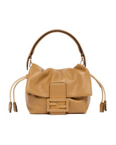 Beige Small Mamma Baguette Bag | PDP | Antonia