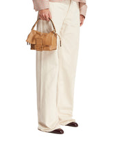 Beige Small Mamma Baguette Bag | PDP | Antonia