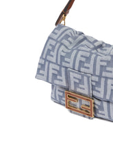 Borsa Mamma Baguette Small Blu | PDP | Antonia