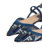 Blue Colibri Lite Slingback Flat | PDP | Antonia