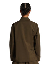 Green Crossover Shirt | PDP | Antonia