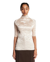 Top Plissettato Dahlia Beige | PDP | Antonia