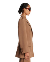 Brown Malina Wool Blazer | PDP | Antonia