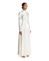 White Mila Long-Sleeve Dress | PDP | Antonia