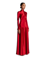 Red Mila Long-Sleeve Dress | PDP | Antonia