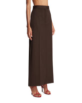 Brown Rae Wool Skirt | PDP | Antonia