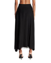 Black Viscose Skirt | PDP | Antonia