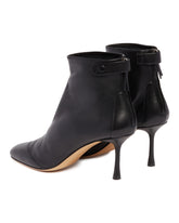 Black R1B830 Leather Ankle Boots | PDP | Antonia