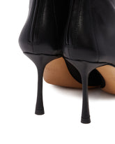 Black R1B830 Leather Ankle Boots | PDP | Antonia