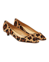 Beige Animal Print Pumps | PDP | Antonia