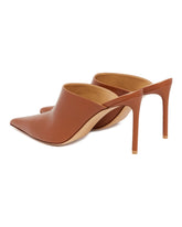 Brown R1P1008 Leather Mules | PDP | Antonia