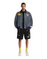 Giacca Bomber In Cotone Blu | PDP | Antonia