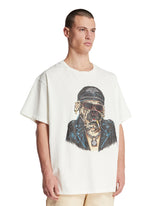 White Oct Biker Dog T-shirt | PDP | Antonia