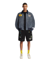 Pantaloncini Con Schizzi Di Vernice Neri | PDP | Antonia