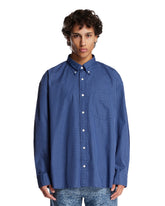 Camicia In Cotone A Quadri Blu | PDP | Antonia