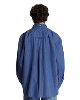 Camicia In Cotone A Quadri Blu | PDP | Antonia