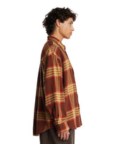 Camicia In Cotone A Quadri Marrone | PDP | Antonia