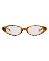 Maison Margiela x Gentle Monster Brown MM213 T6 Glasses | PDP | Antonia