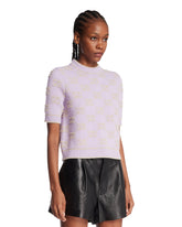 Pink GG Wool T-Shirt | PDP | Antonia