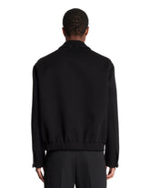 Giacca In Lana Con Zip Nera | PDP | Antonia