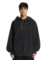 Gray Relaxed Logo Hoodie | PDP | Antonia