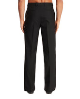 Black Wool Trousers with Embroidery | PDP | Antonia