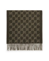 Green Cashmere GG Scarf | PDP | Antonia