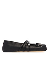 Black Morsetto Ballet Flats | PDP | Antonia