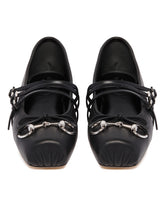 Black Morsetto Ballet Flats | PDP | Antonia