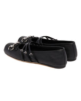 Black Morsetto Ballet Flats | PDP | Antonia