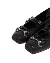Black Morsetto Ballet Flats | PDP | Antonia