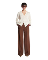 White Extra Fine Silk and Cashmere Cardigan | PDP | Antonia