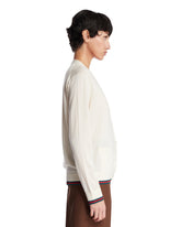 White Extra Fine Silk and Cashmere Cardigan | PDP | Antonia