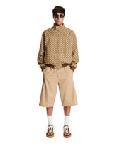 Bomber in tessuto GG Beige | PDP | Antonia