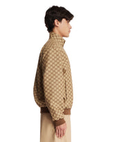 Bomber in tessuto GG Beige | PDP | Antonia