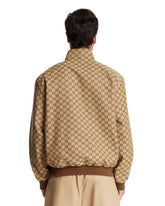 Bomber in tessuto GG Beige | PDP | Antonia