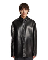 Black Leather Shirt | PDP | Antonia