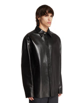 Black Leather Shirt | PDP | Antonia