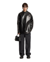 Black Leather Shirt | PDP | Antonia