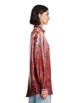 Pink Printed Silk Shirt | PDP | Antonia