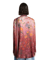 Pink Printed Silk Shirt | PDP | Antonia