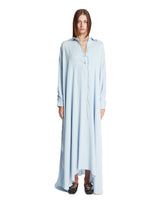 Light Blue Silk Shirt Dress | PDP | Antonia
