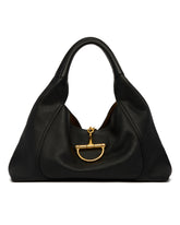 Black Softbit Maxi Shoulder Bag | PDP | Antonia
