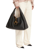 Black Softbit Maxi Shoulder Bag | PDP | Antonia