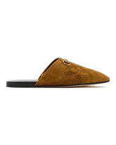 Sabot In Suede Marrone | PDP | Antonia