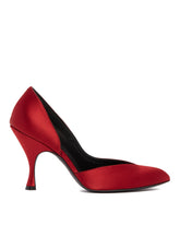 Red Not Half Bad Satin Pumps | PDP | Antonia