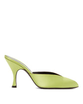 Green Sitting Pretty Satin Mules | HERBERT LEVINE | All | Antonia