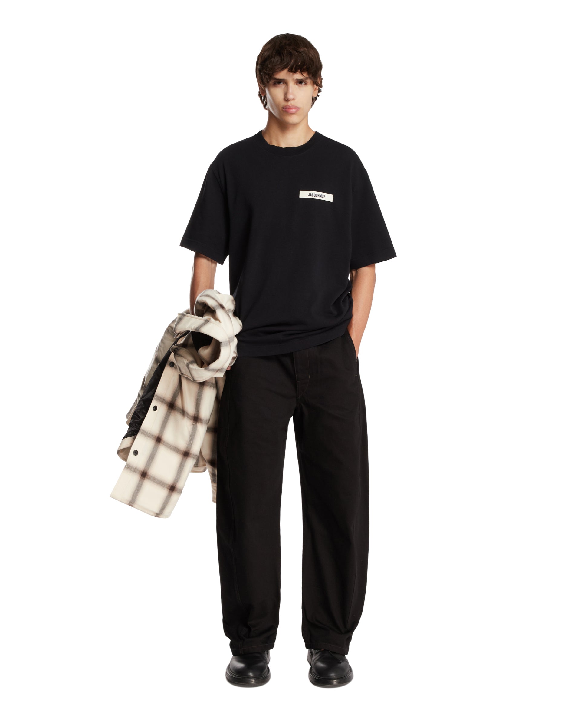 Black Le T-Shirt Gros Grain | JACQUEMUS - Antonia