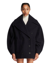 Caban Ovalo In Lana Blu | PDP | Antonia